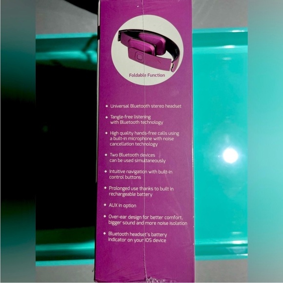 💜🎧🎶RLX Bluetooth Stereo Headphones Sealed,Unopened, Never Used or Tested 🎧💜 🎶 - Picture 5 of 5